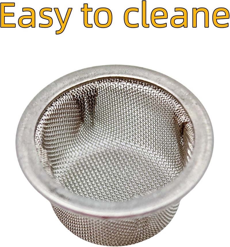 Ruilida 15pcs 1/2 Inch Pipe Screens Premium 304 Stainless Steel, 0.5" Pipe Screen Filters with Metal Storage Box - Image 4